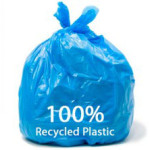 100 % Recycled plastic bags